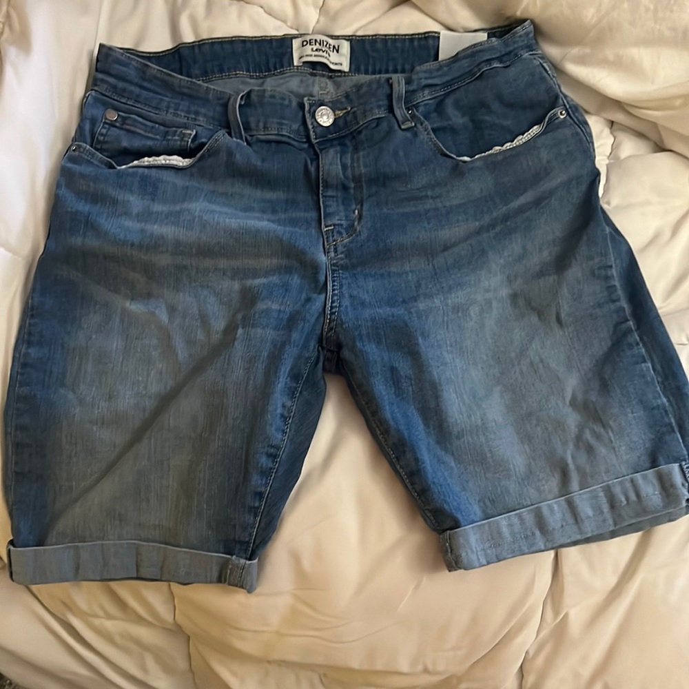 size 14 womens denim shorts